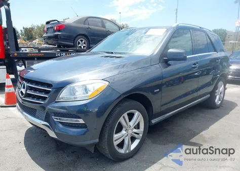 2012 Mercedes-Benz Ml 350 4Matic из США, поврежденный, VIN 4JGDA5HB4CA011255